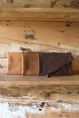 The Leather Clutch