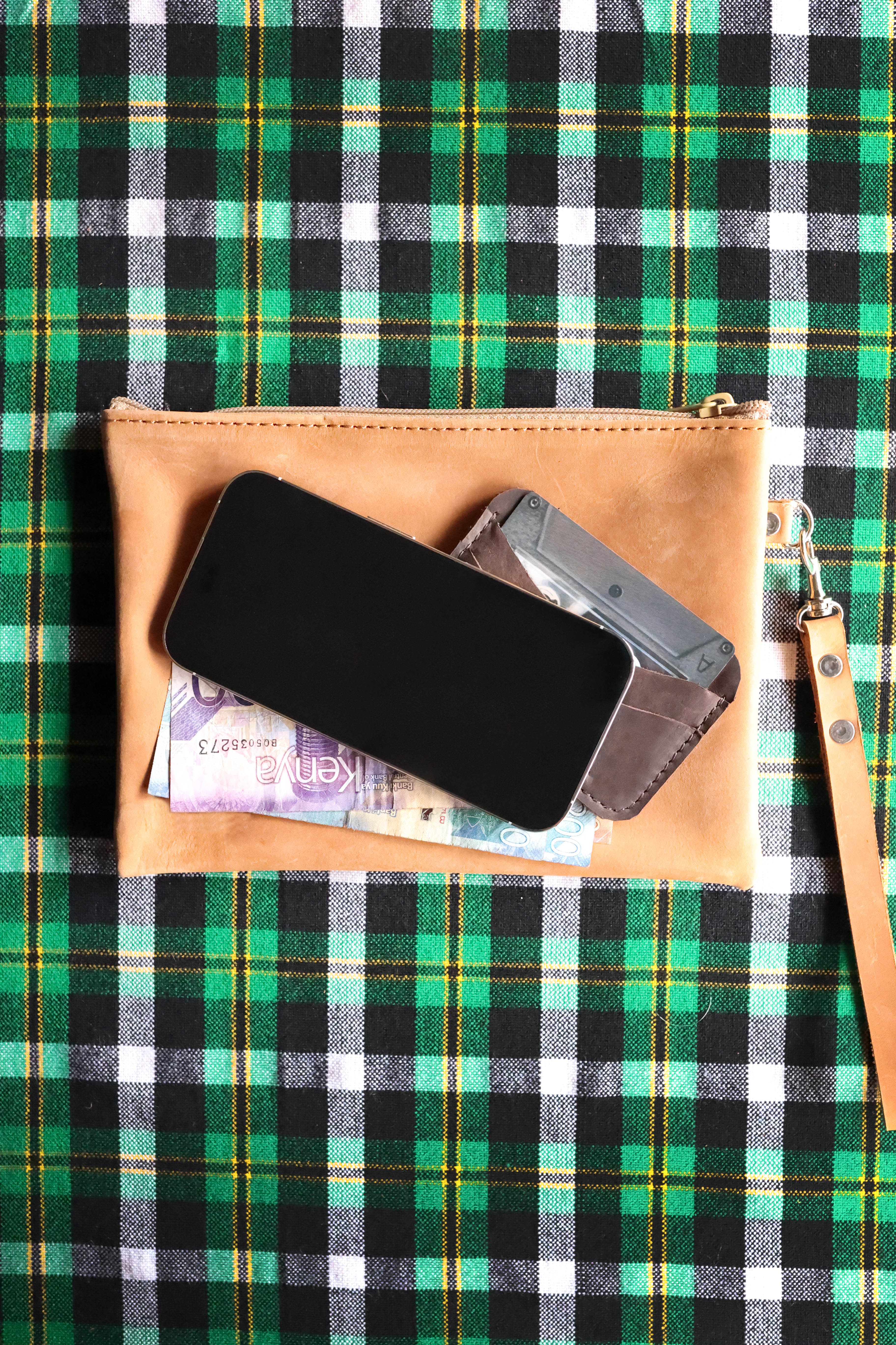 The Leather Clutch
