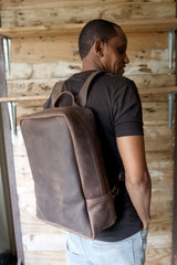 All Leather Professional Book Bag