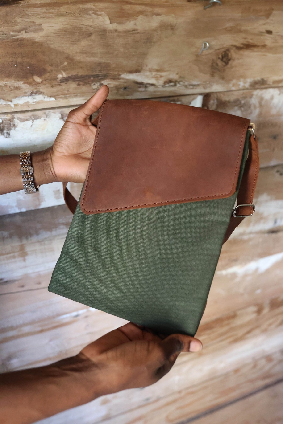 Canvas Crossbody Bag
