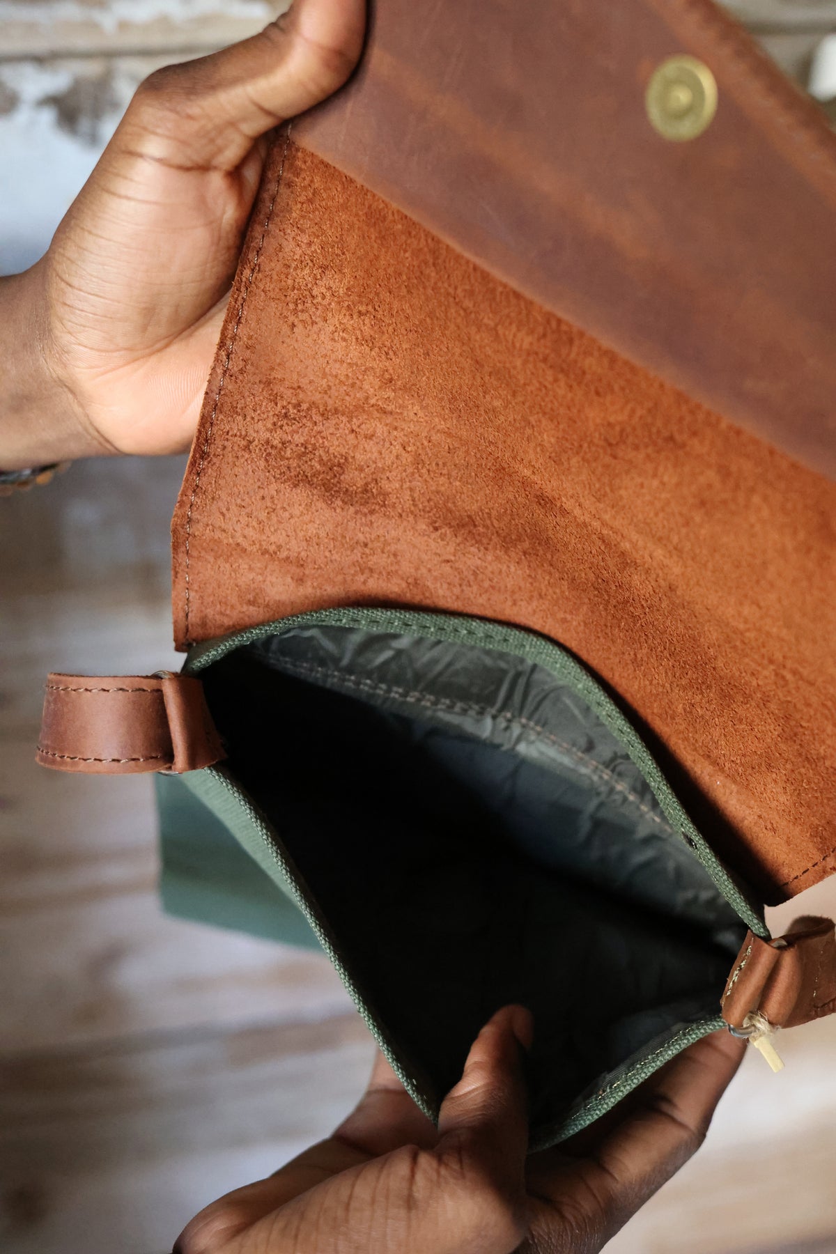 Canvas Crossbody Bag