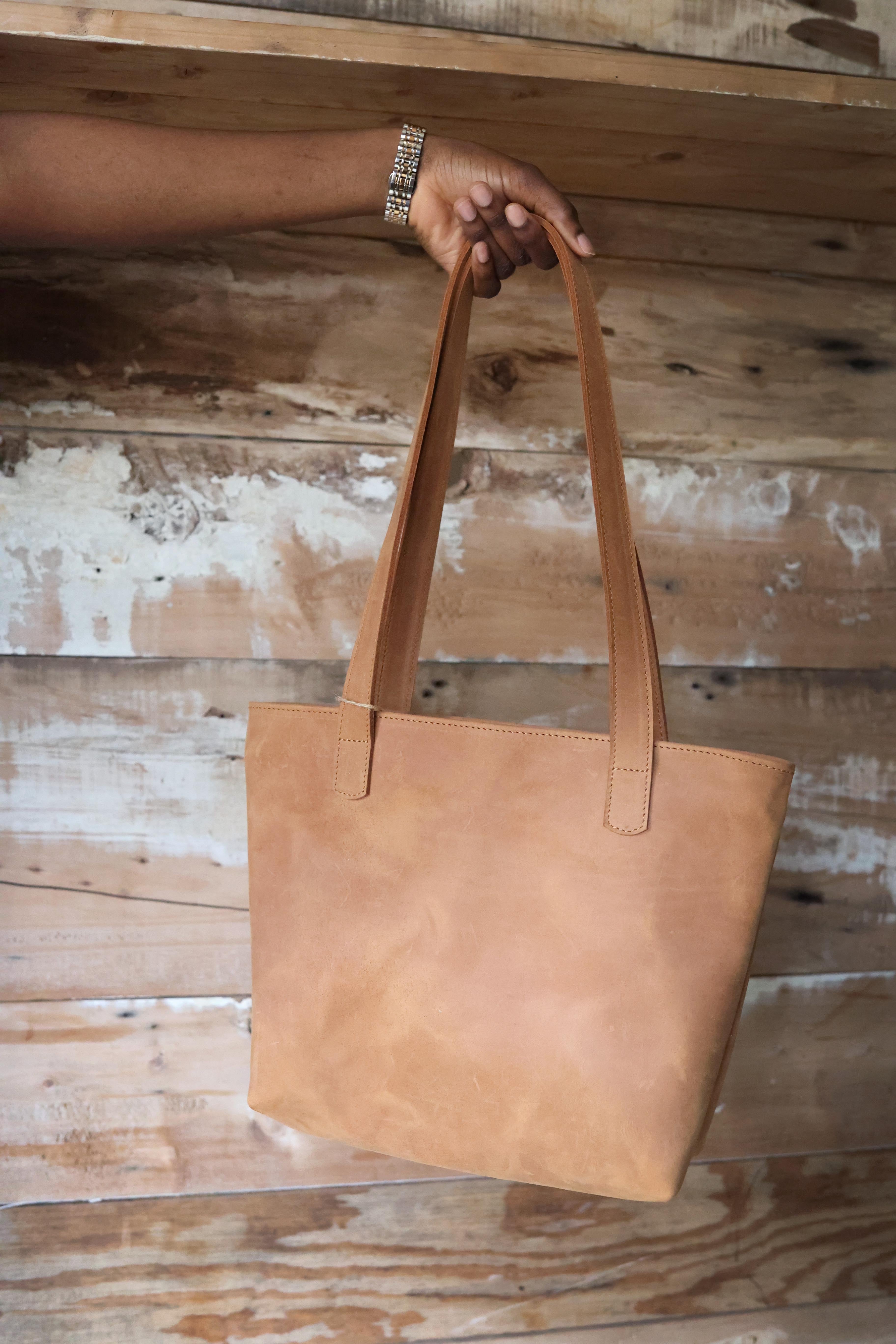 The Kilele Leather Day Tote