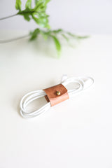 Leather Cord Keepers - set of 3