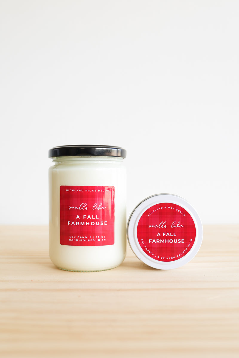 Fall Farmhouse Candle