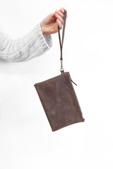 The Leather Clutch