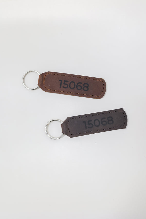 Custom Leather Key Fob