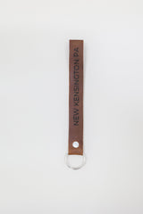 Custom Leather Keychain Wristlet