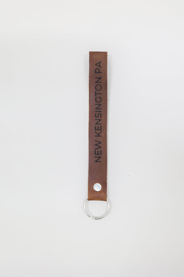 Custom Leather Keychain Wristlet