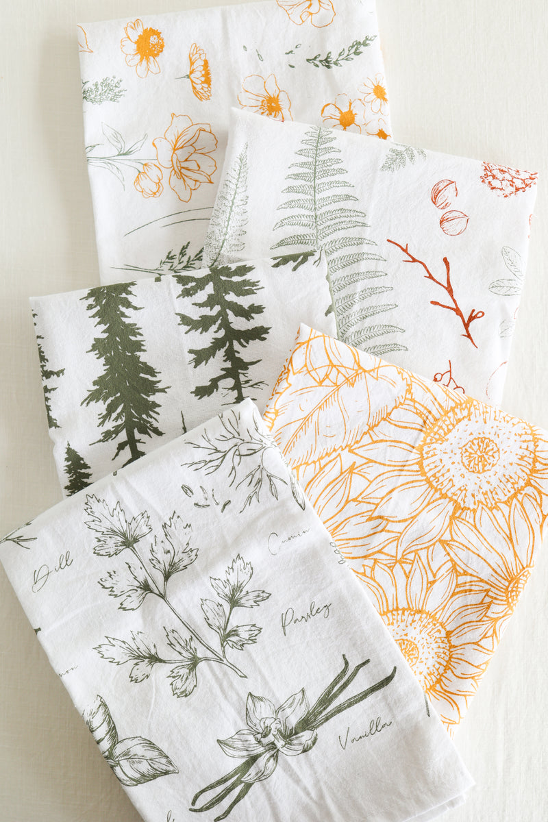 Kitchen Herbs Napkins Set of 4