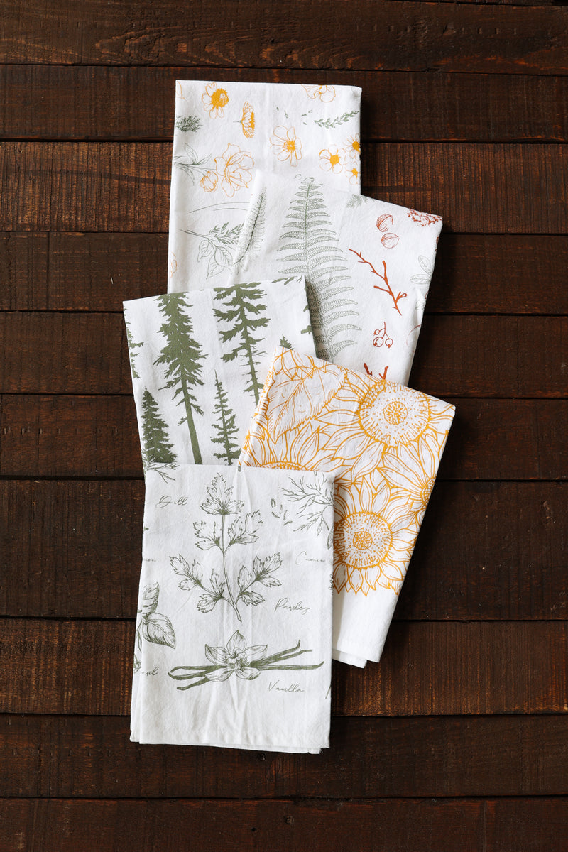Kitchen Herbs Napkins Set of 4