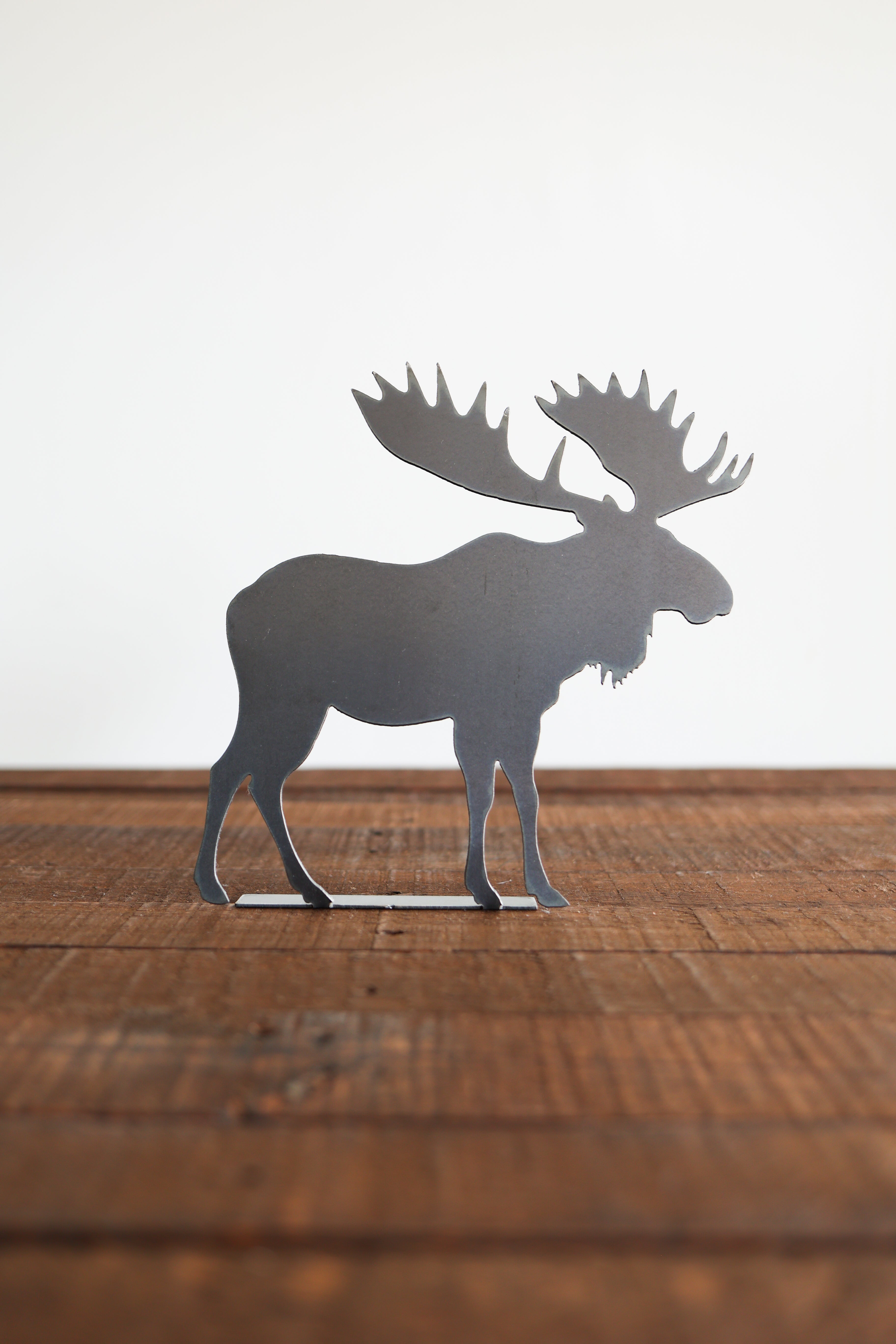 Moose Silhouette Woodland Statue