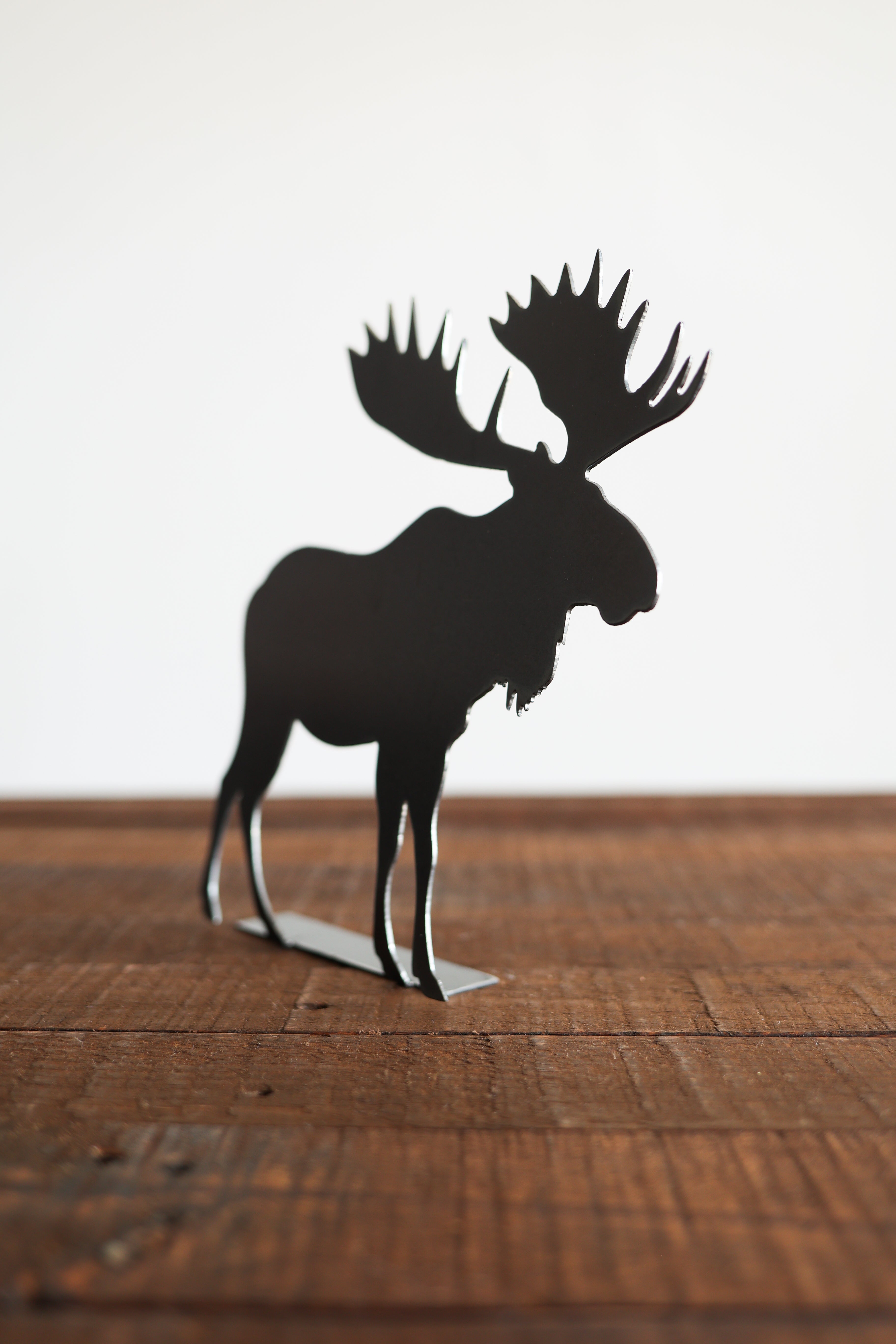 Moose Silhouette Woodland Statue
