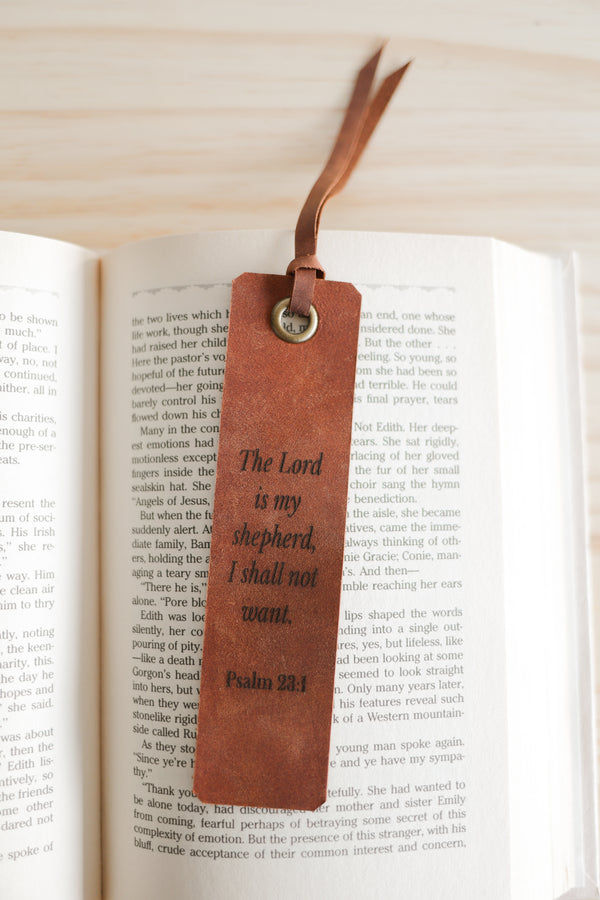 Christian Bookmark Engraved Psalm