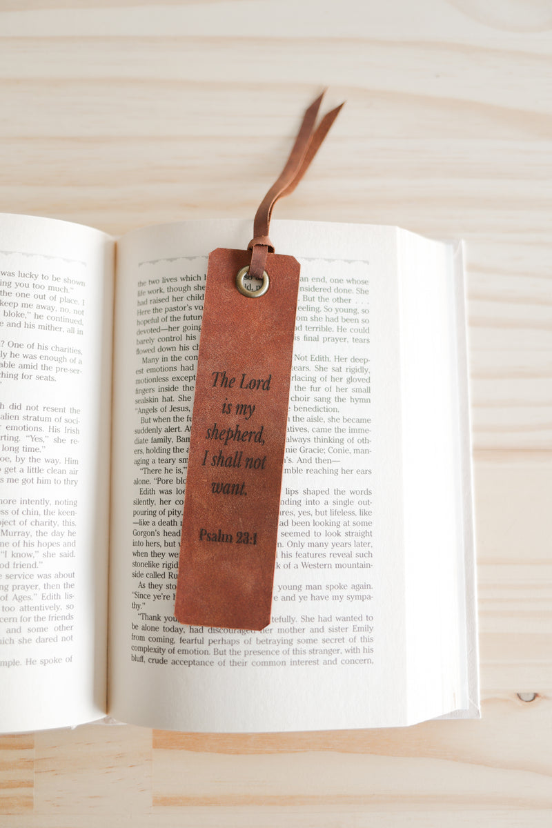 Christian Bookmark Engraved Psalm