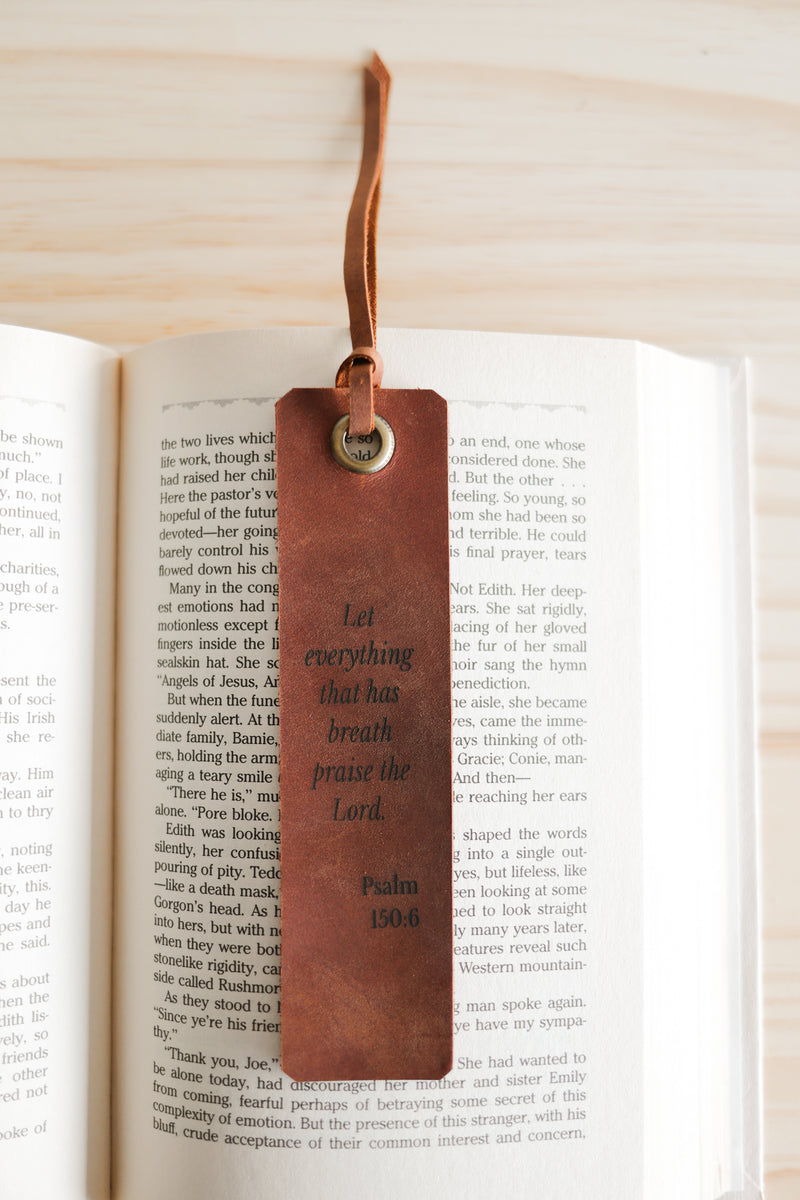 Christian Bookmark Engraved Psalm