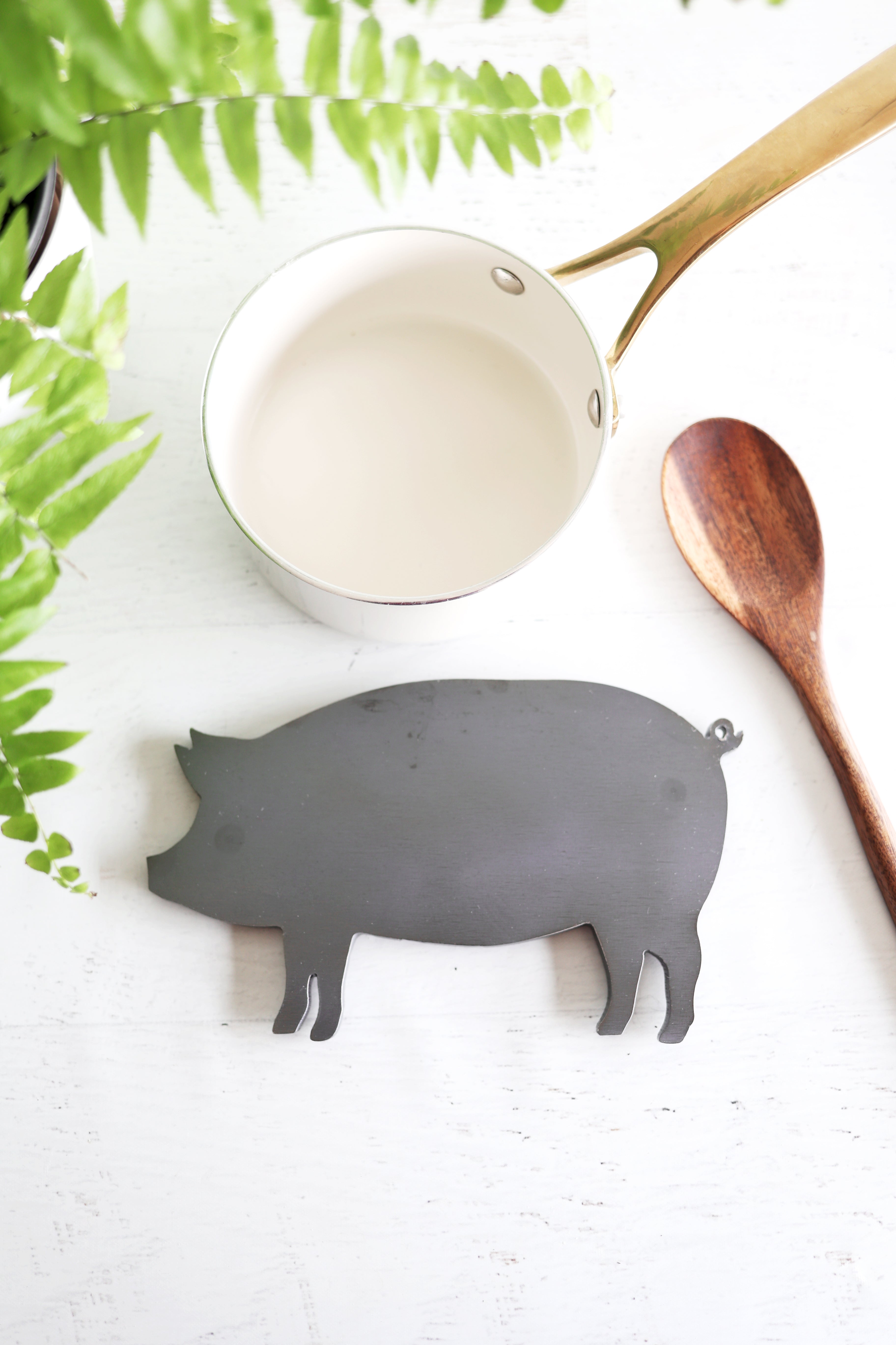 Pig Trivet Hot Plate Pot Holder