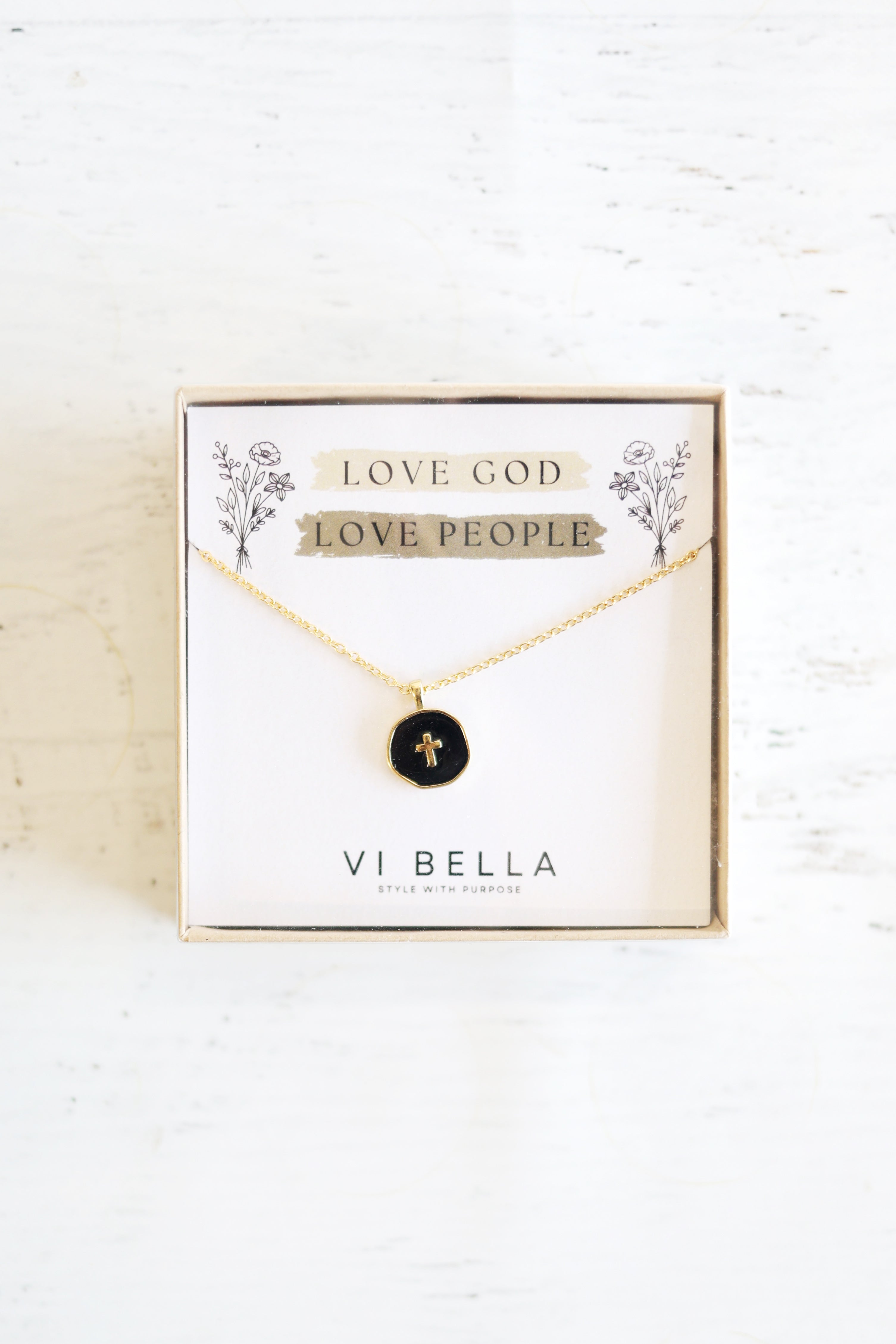 Emily Necklace | Black