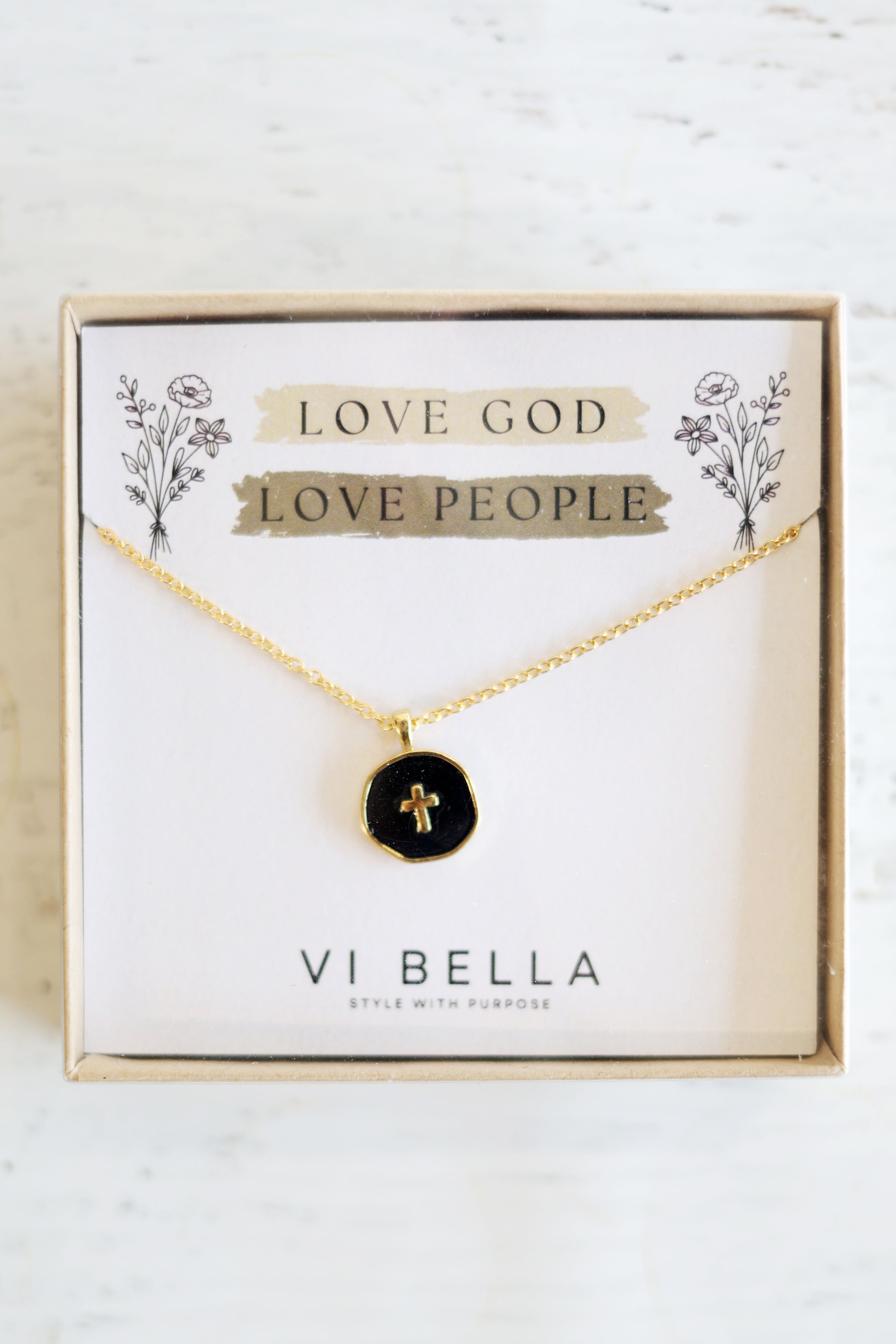 Emily Necklace | Black