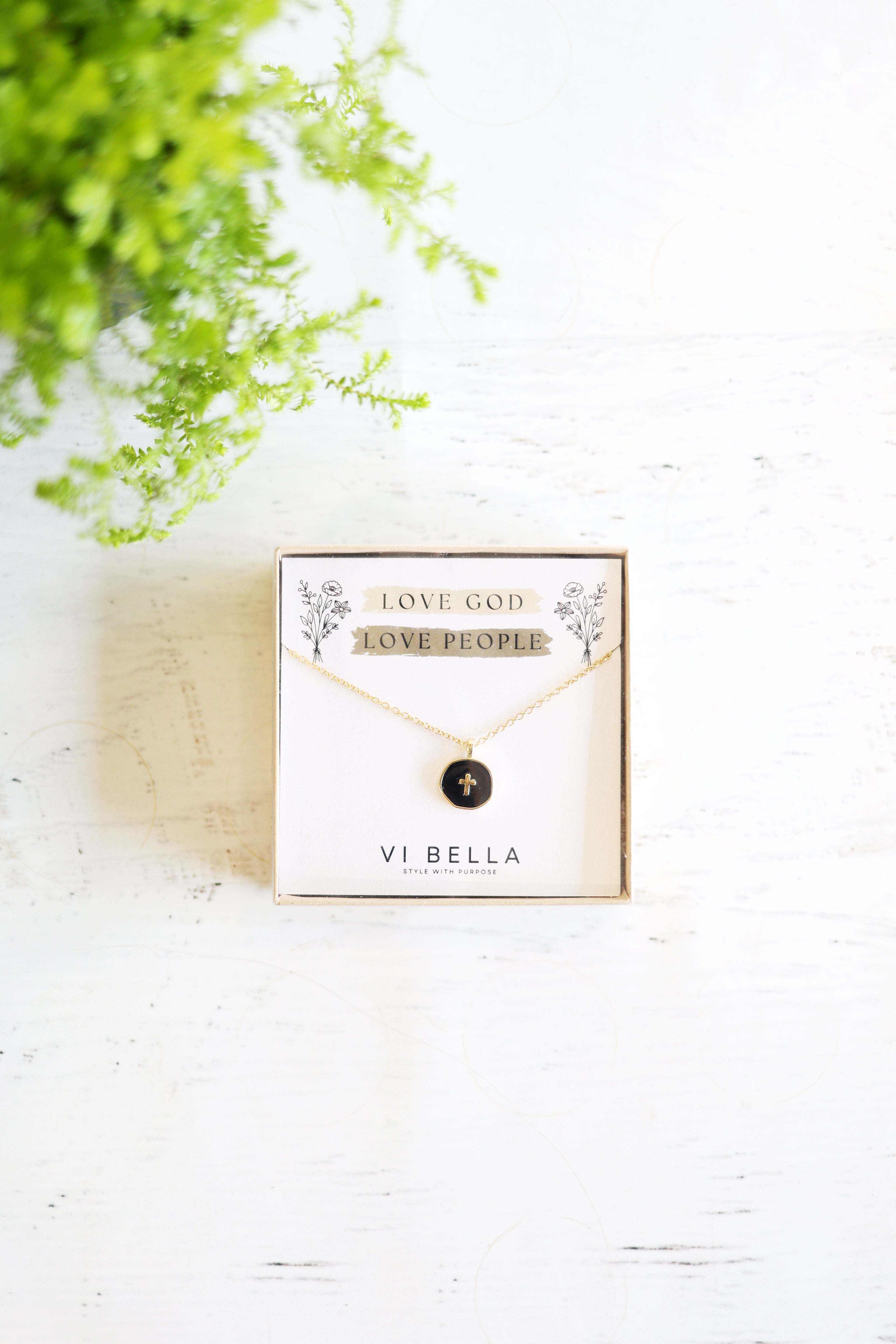 Emily Necklace | Black