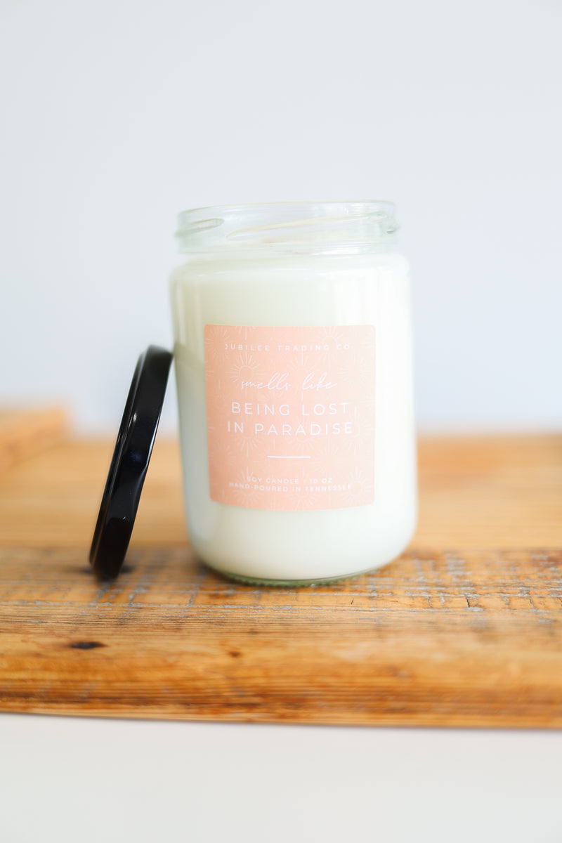 "Being Lost In Paradise" Candle