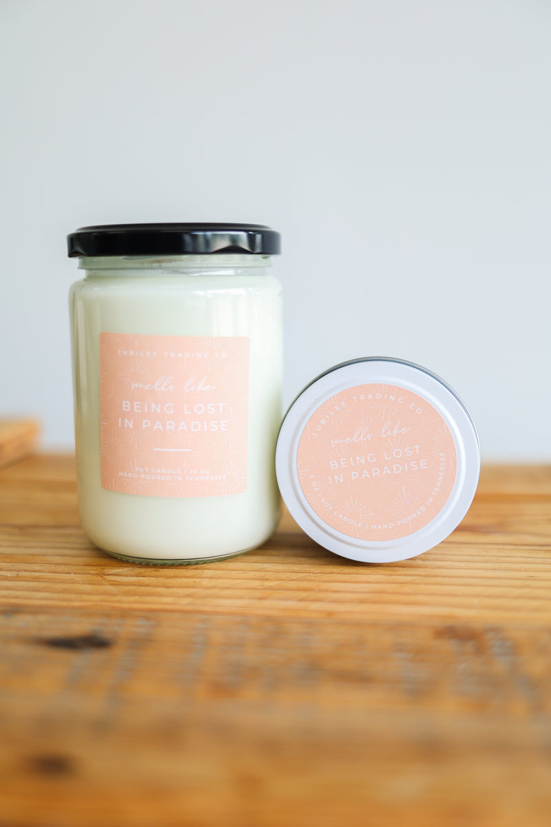 "Being Lost In Paradise" Candle