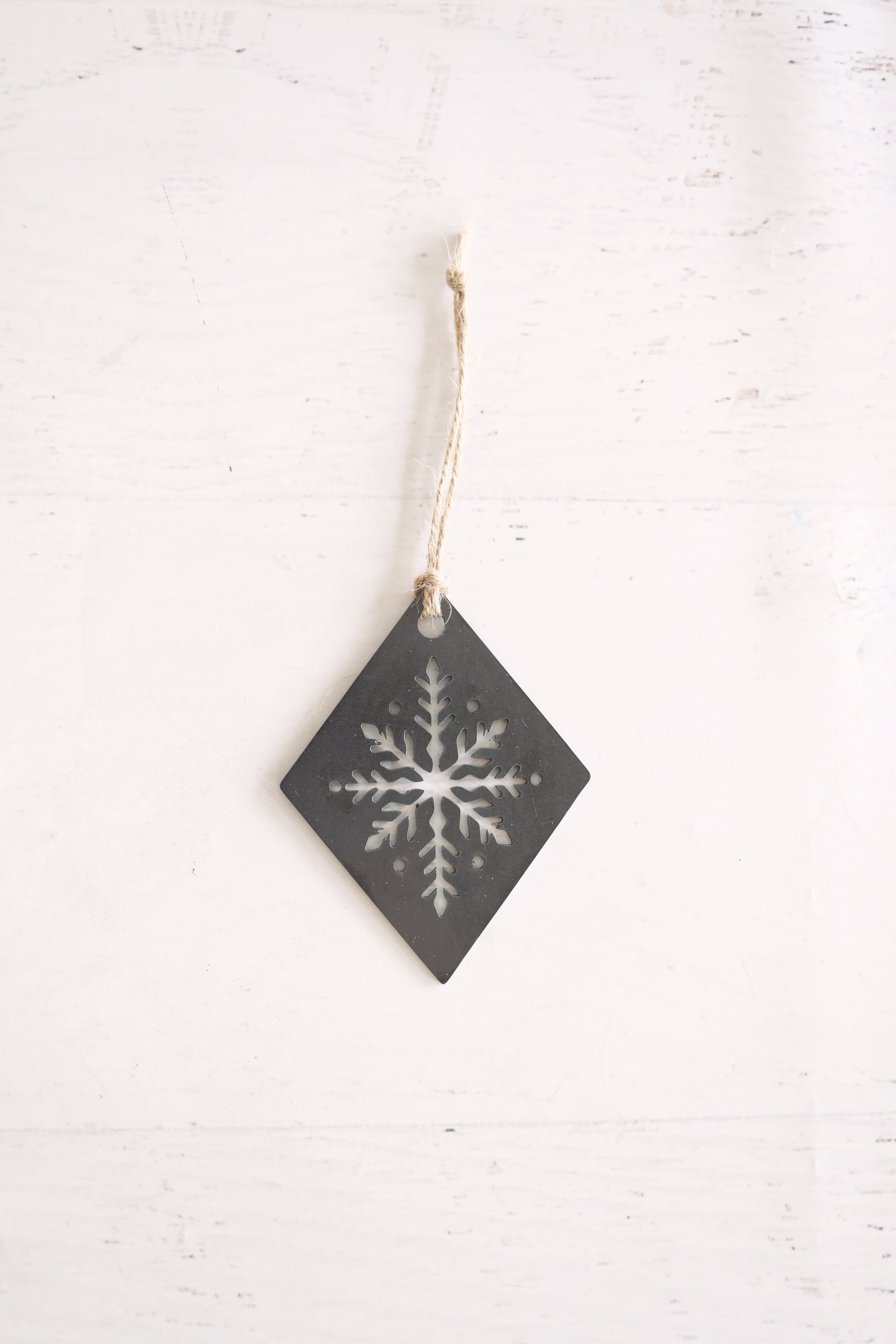 Snowflake Diamond Christmas Tree Ornament