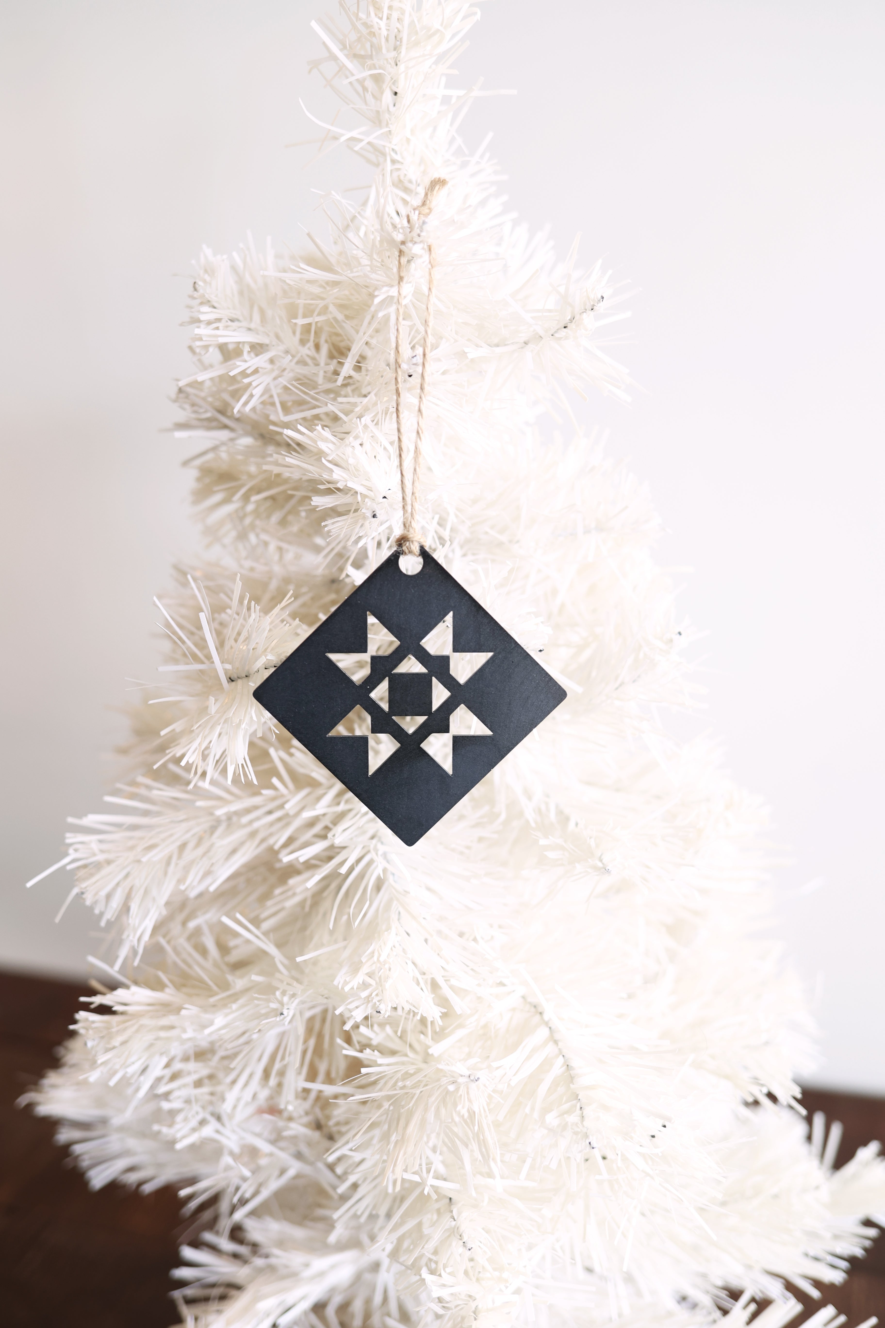 Quilt Square Christmas Tree Ornament