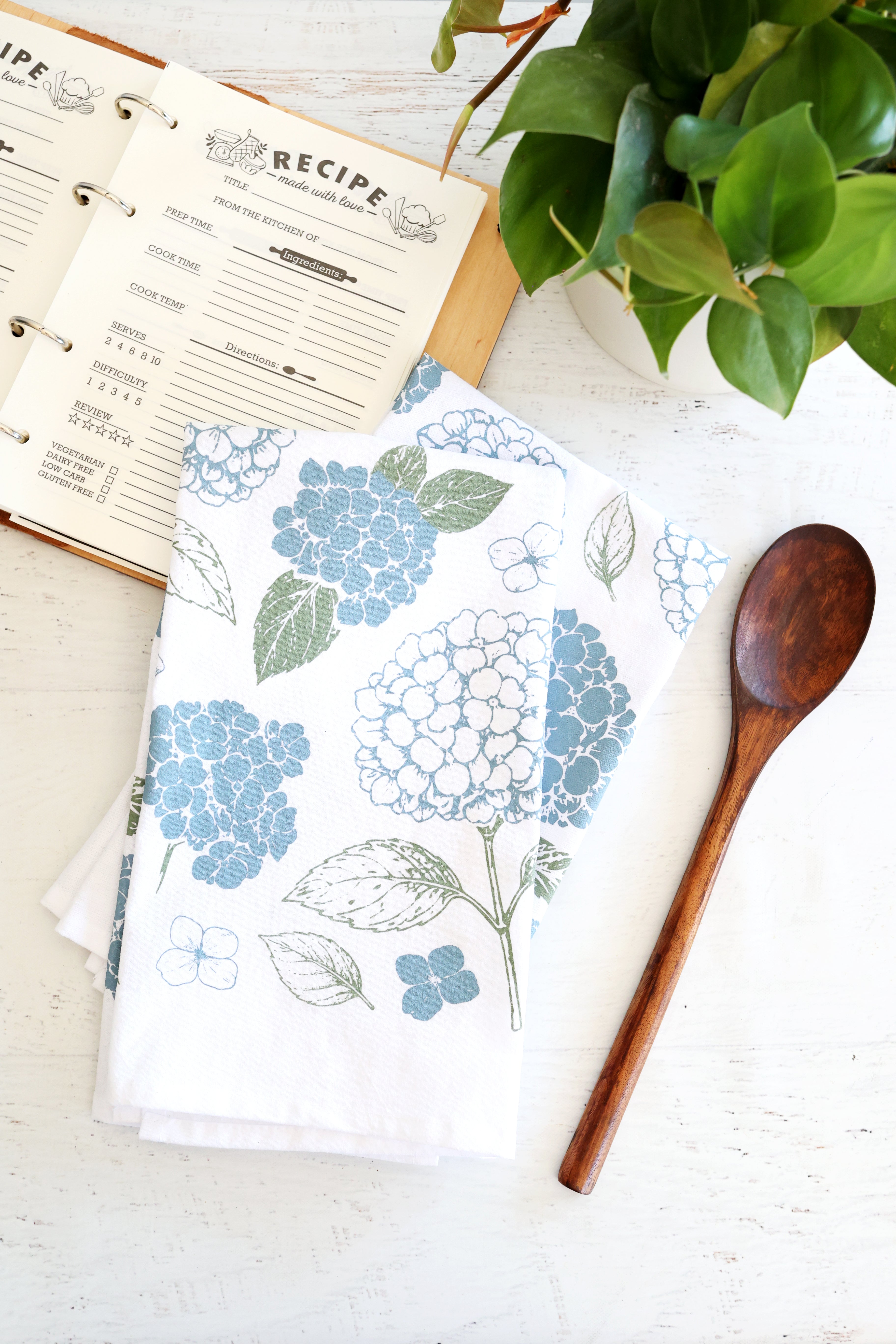 Hydrangea Tea Towel