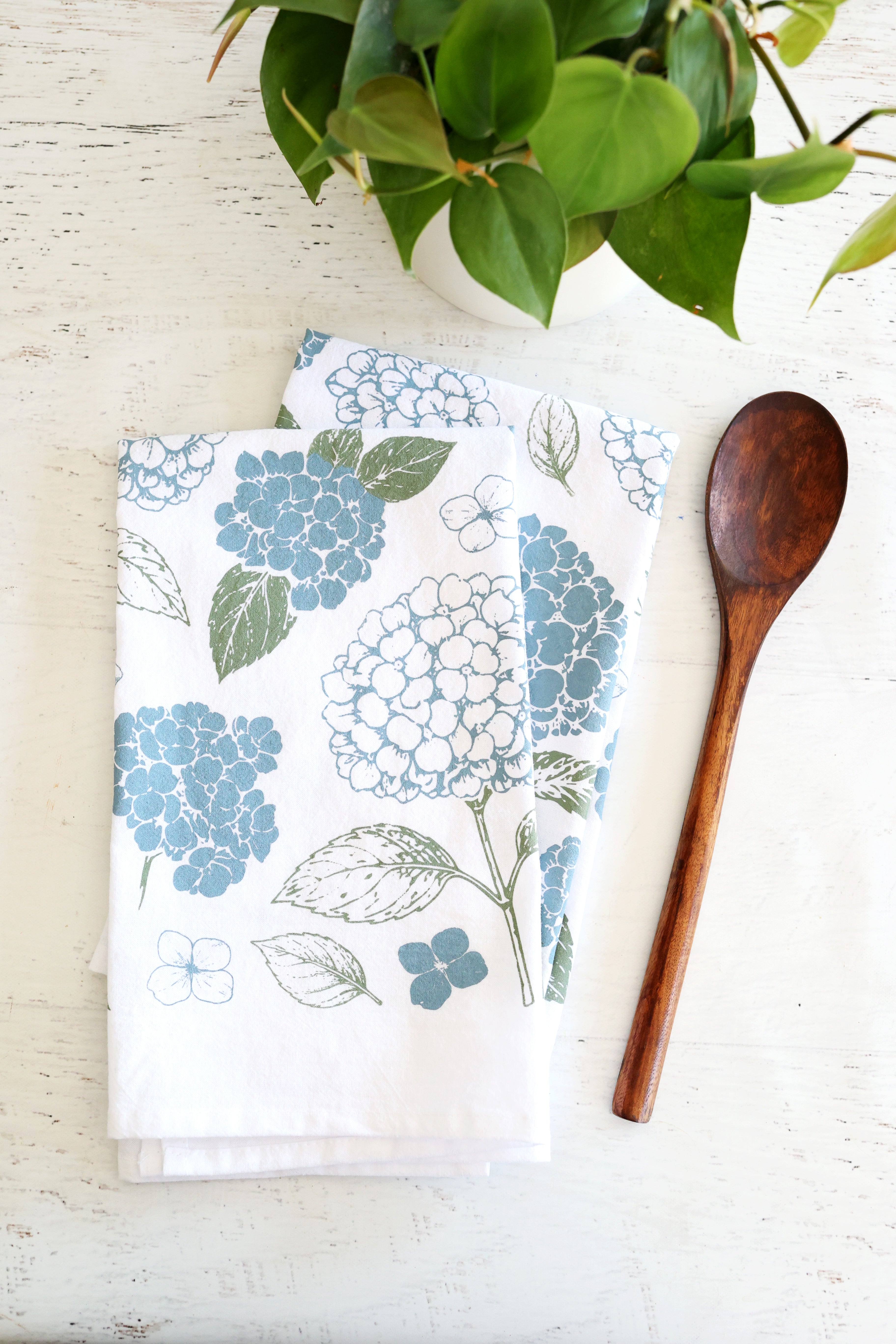 Hydrangea Tea Towel