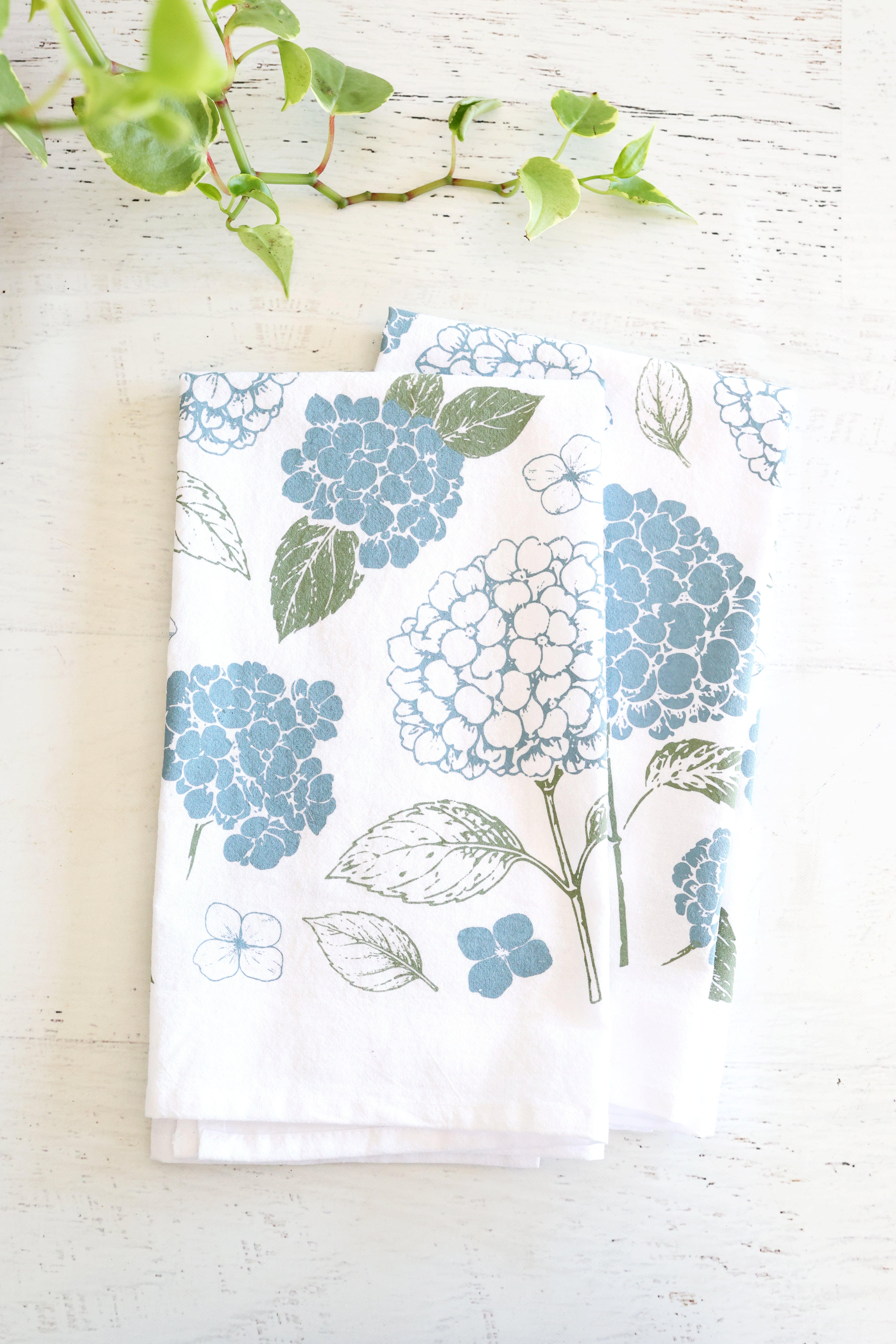 Hydrangea Tea Towel
