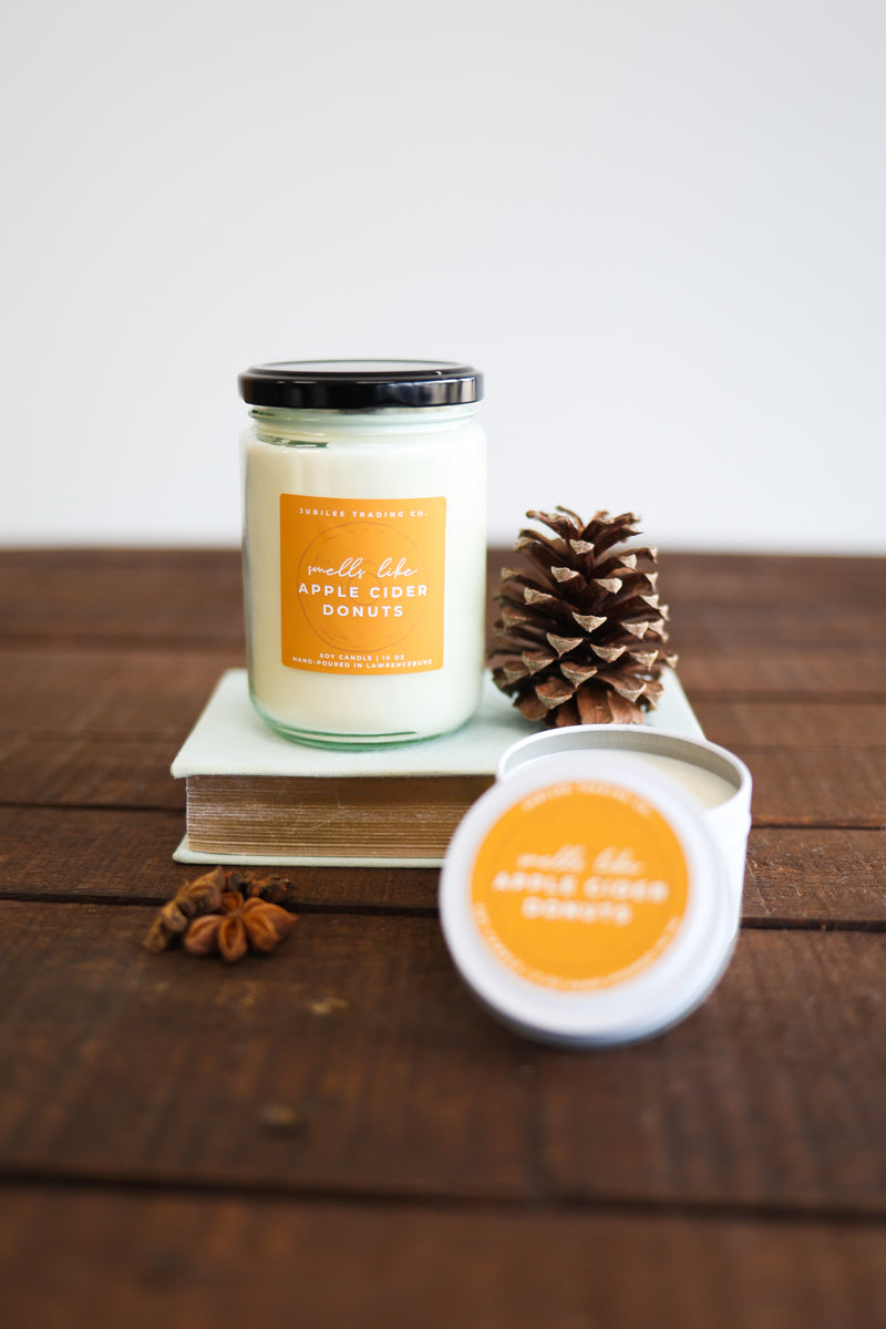 Apple Cider Donut Candle Jar