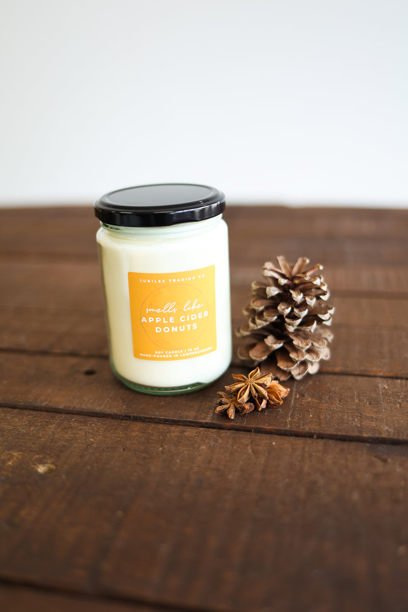 Apple Cider Donut Candle Jar