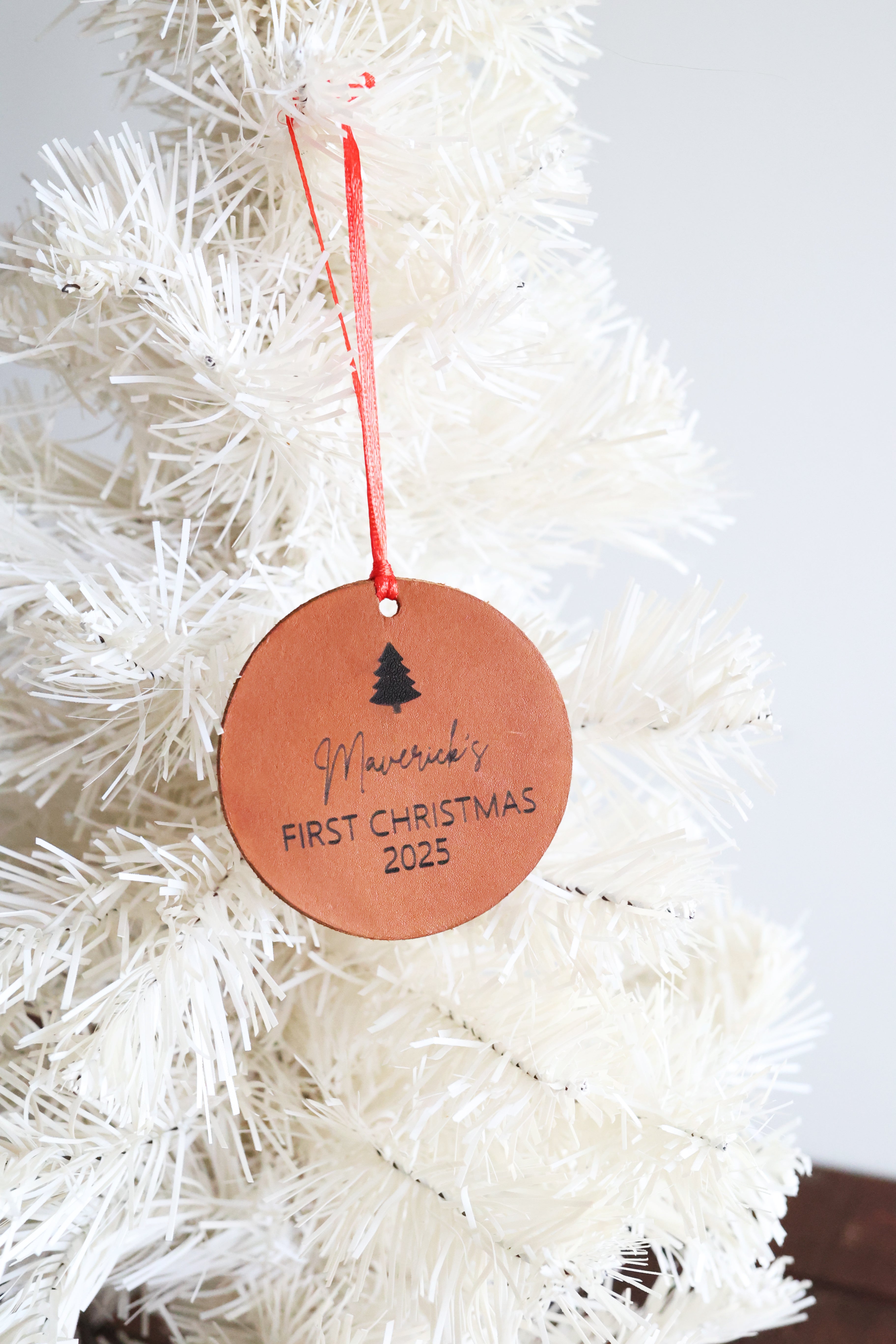 Custom Leather Ornament