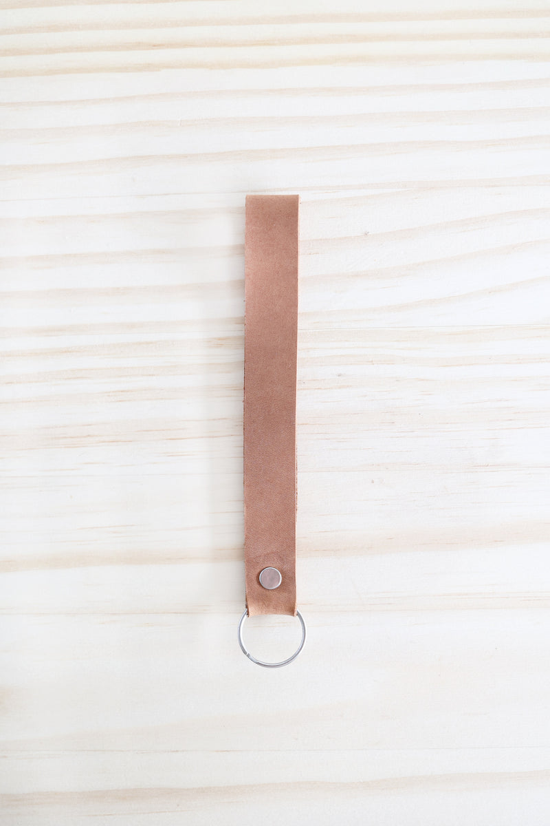 Custom Leather Keychain Wristlet