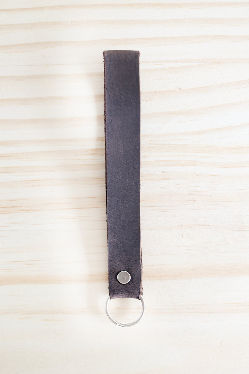 Custom Leather Keychain Wristlet