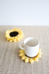 Sunflower Coaster Set