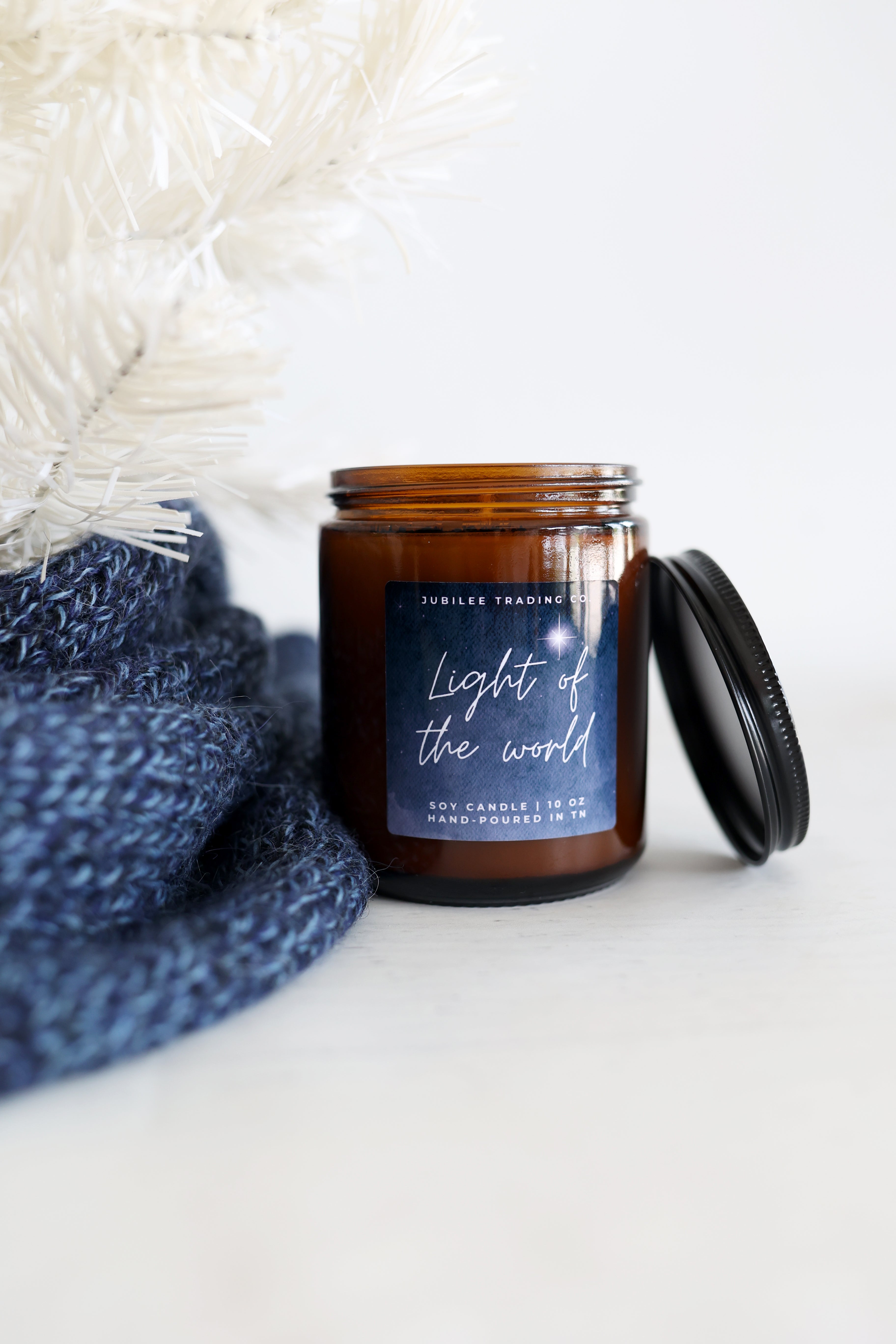 "Light Of The World" Candle
