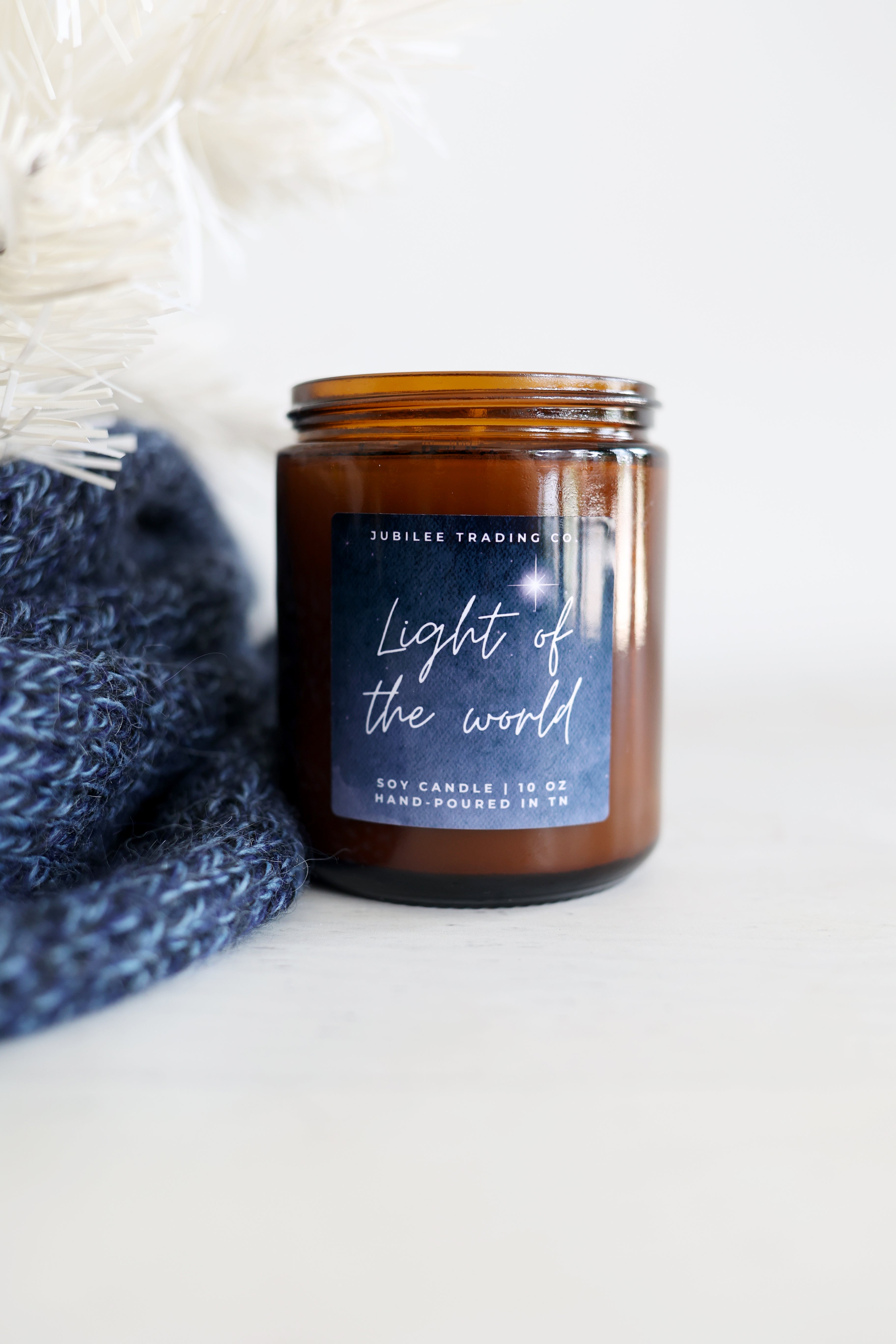 "Light Of The World" Candle