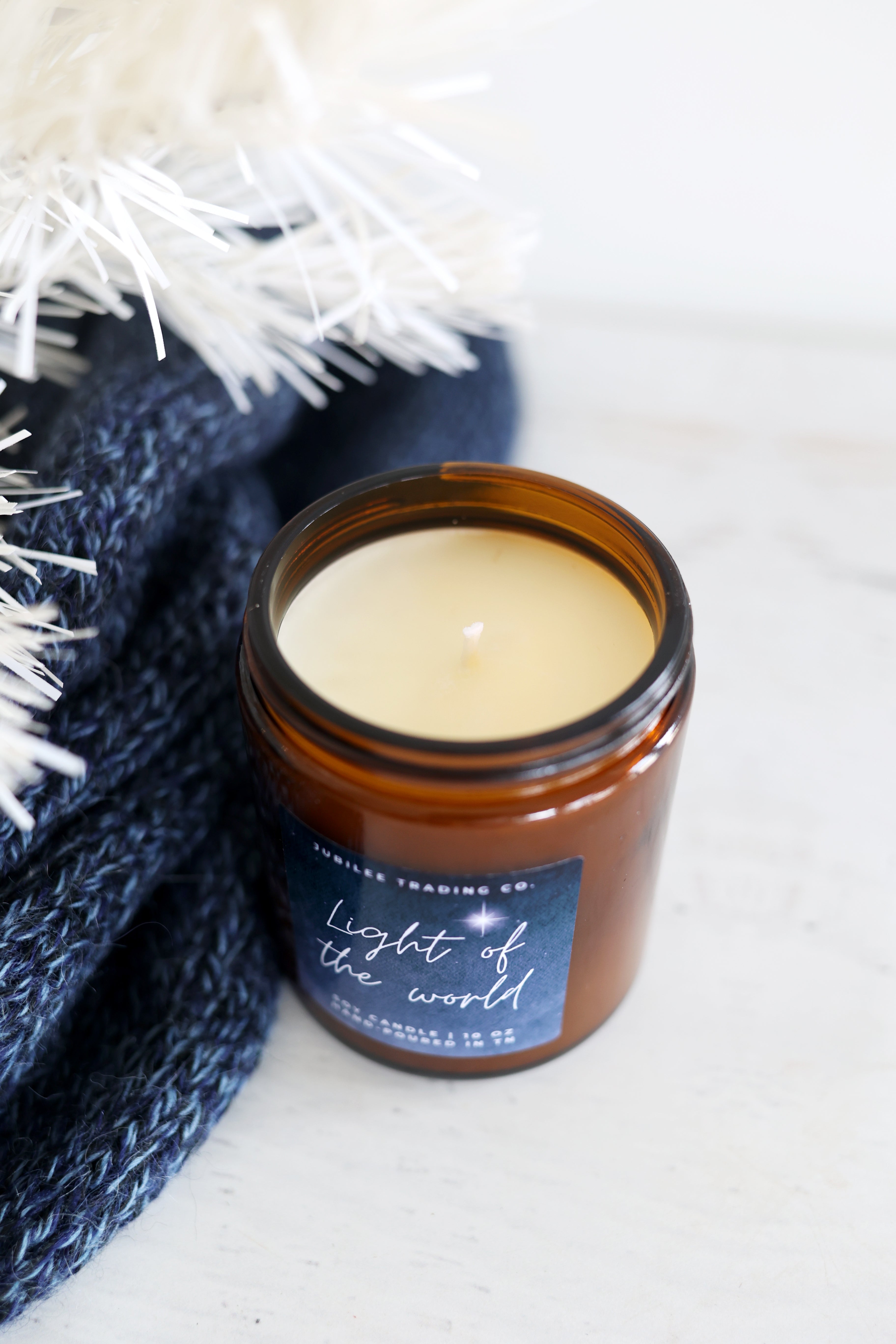 "Light Of The World" Candle
