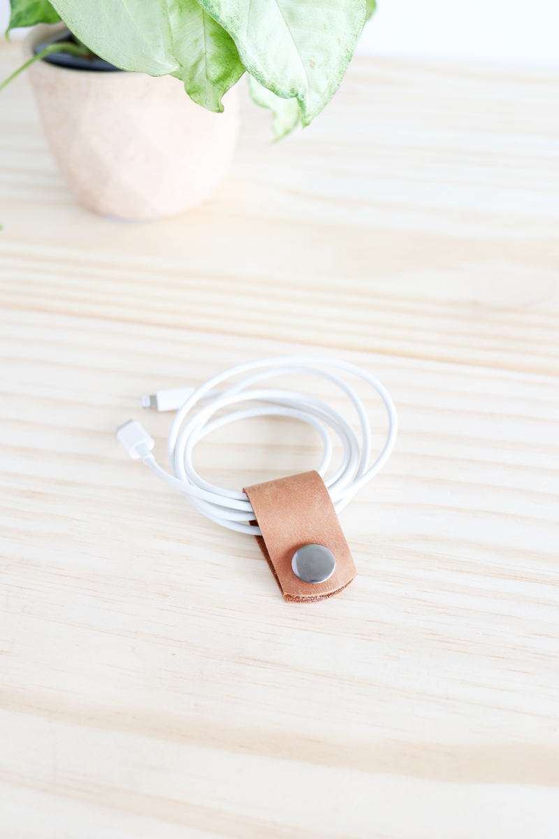 Leather Cord Keepers | set of 3
