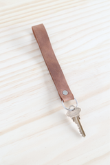 Custom Leather Keychain Wristlet