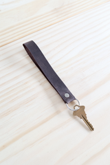 Custom Leather Keychain Wristlet