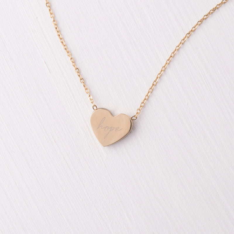 Gold Hope Necklace