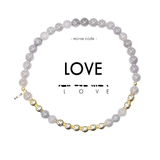 LOVE | Gold Morse Code Bracelet