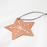 Embroidered Star Ornament