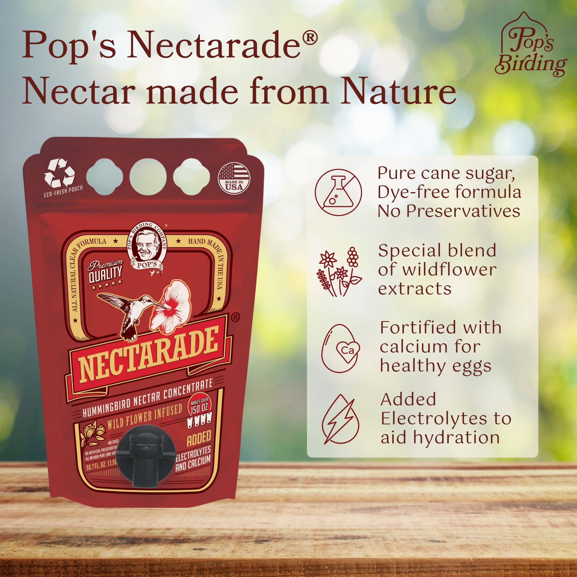 Nectarade Hummingbird Nectar, Concentrate Liquid (50.7 oz)