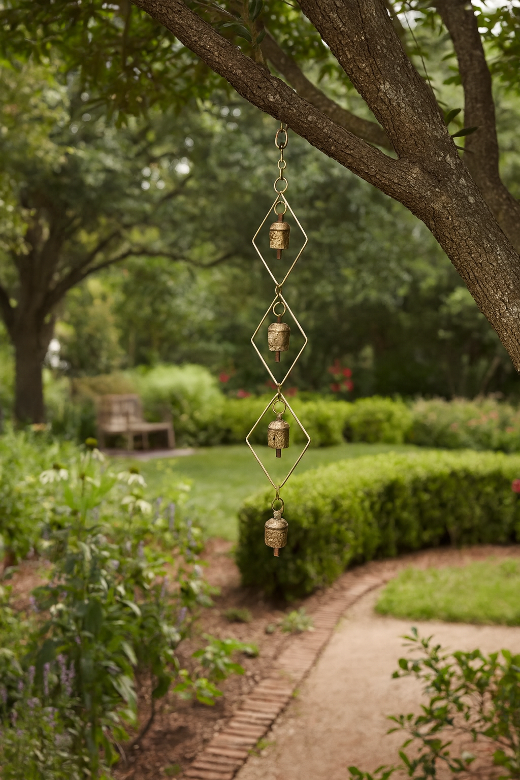 Delicate Diamond Bells Wind Chime - Hand Tuned