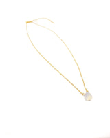 Mini Teardrop Moonstone Necklace