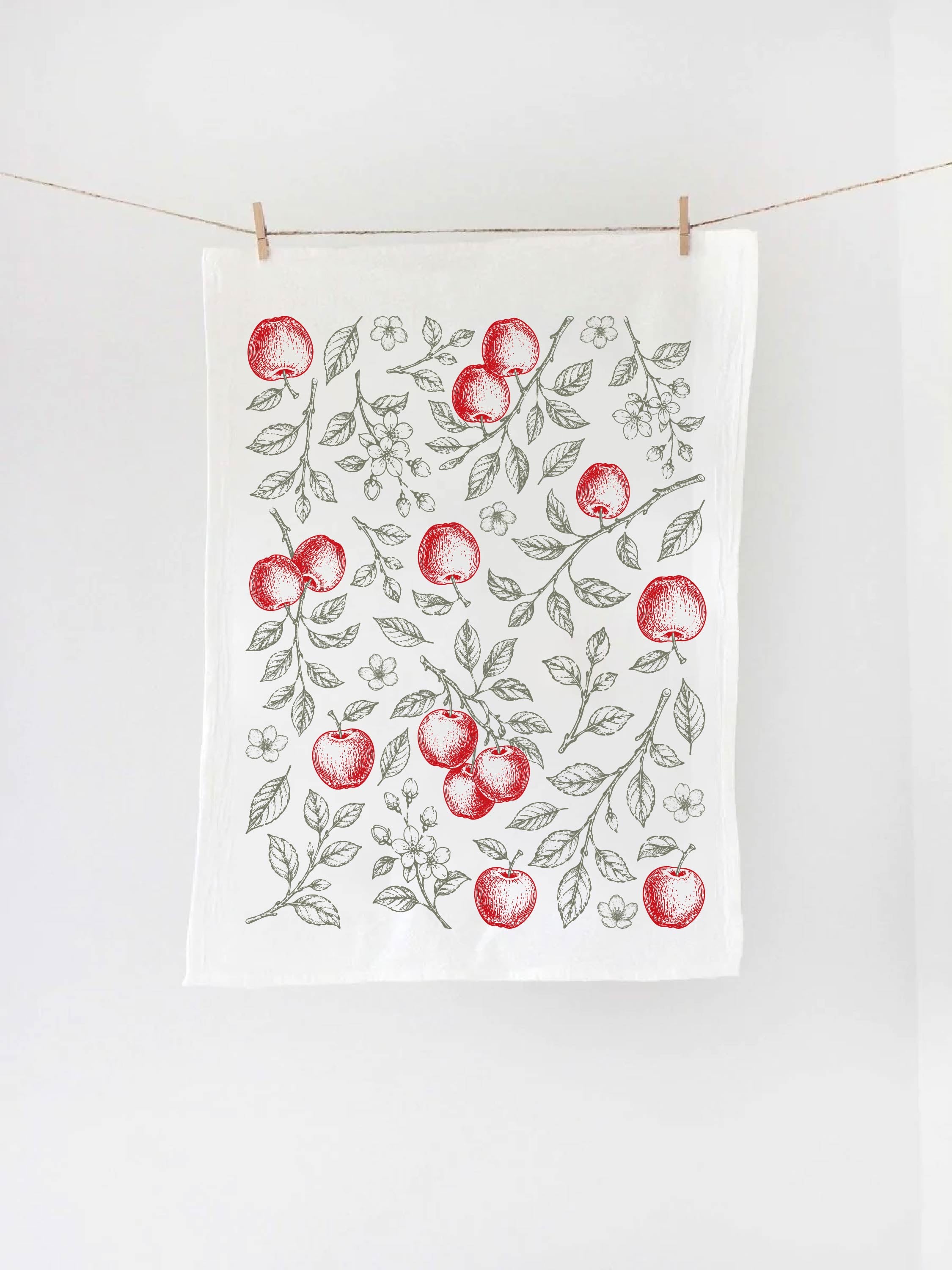 Apple Orchard Tea Towel