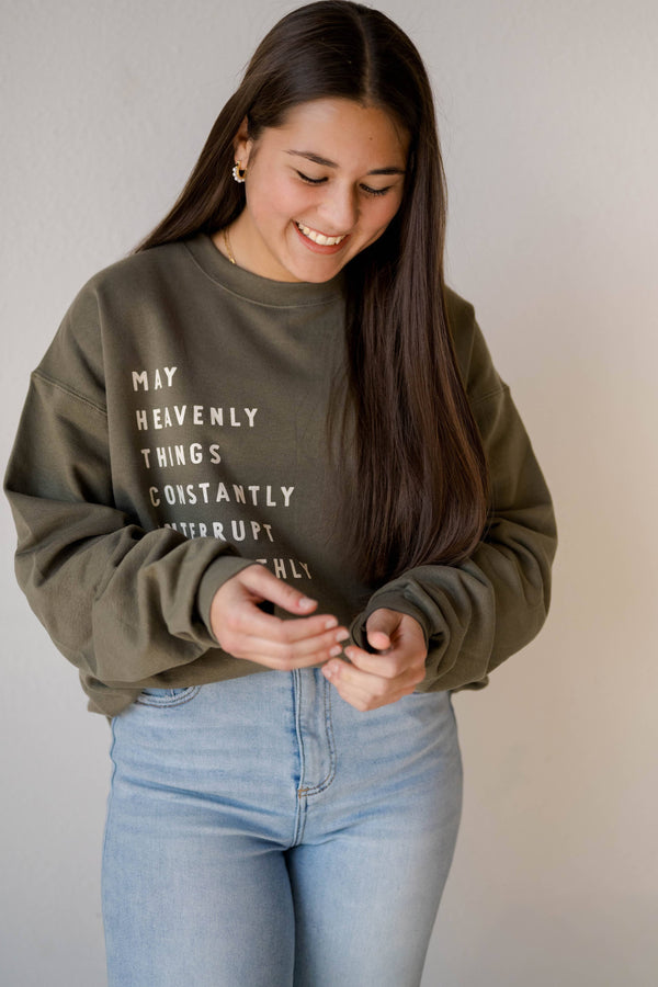 Heavenly Things Pullover | Christian Pullover